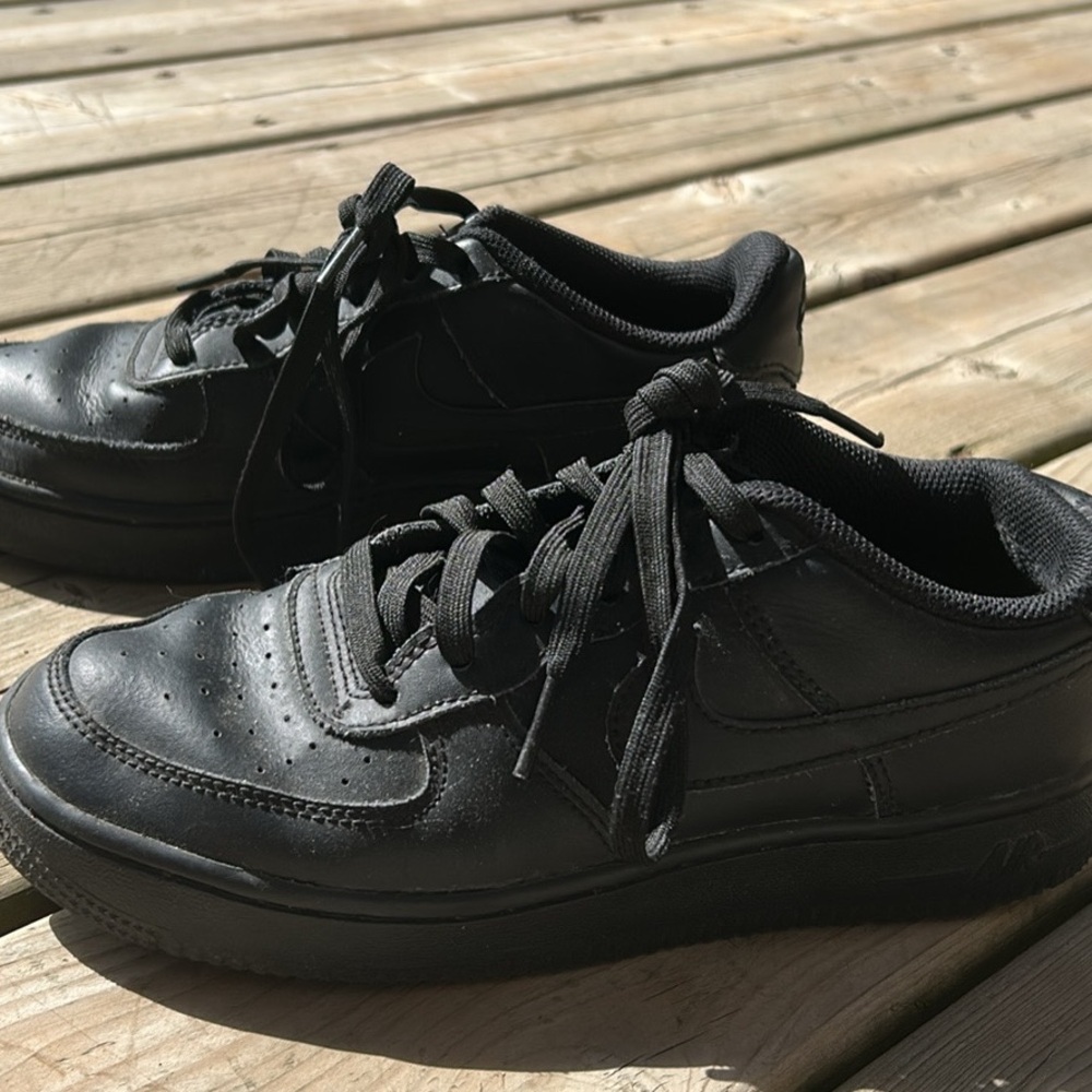Kids Black Sneakers